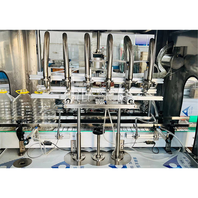 Mesin Pengisian Botol Plastik Otomatis Efisiensi Tinggi Multi Head Linear Non Korosif
