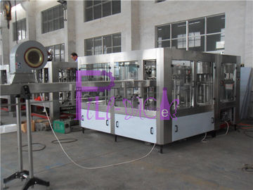 15kW Auto Minum Soft Bottling Peralatan 3-in-1 Filling cuci Capping Machine
