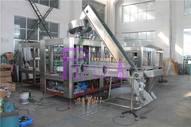 Botol Kaca Filling Machine PLC Kontrol Cuka Line Produksi 40 Kepala