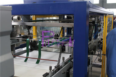 Otomatis PLC Botol Packing Machine, 380V 50/60 HZ Carton Forming Machine