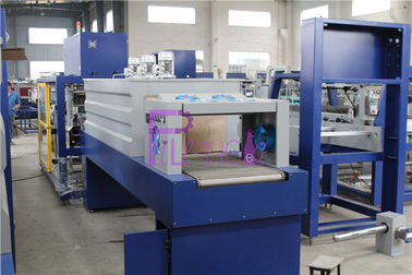 Otomatis PLC Botol Packing Machine, 380V 50/60 HZ Carton Forming Machine