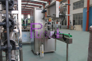 Disesuaikan Kontrol Stainless Steel Automatic Labeling Machine PLC
