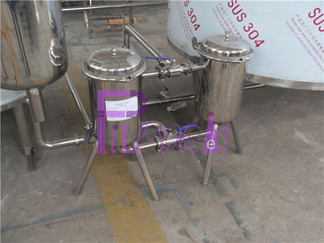 Bahan stainless steel 304 Peralatan Pengolahan Jus filter ganda untuk pengolahan jus
