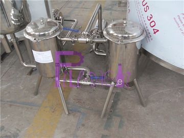 Bahan stainless steel 304 Peralatan Pengolahan Jus filter ganda untuk pengolahan jus