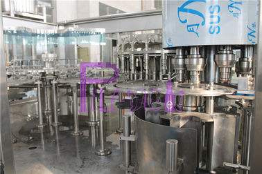 Otomatis 3-In-1 Filling cuci Capping Machine Untuk Botol Plastik Air Mineral