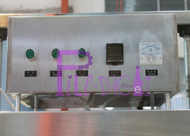 SUS304 Filling Hot Shrink Sleeve Labeling Machine Movable Dengan Roda