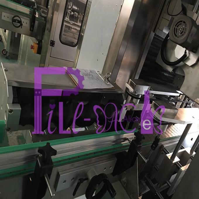 Mesin Pelabelan Botol Hewan Peliharaan 1L Aplikator Lengan Motor Panasonic 400BPM 4