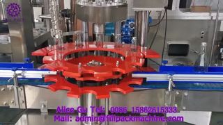 2211 J118 Mesin Pengisian Vakum Botol Kaca Tipe Terpisah dan Mesin Penutup Tab Tarik Samping