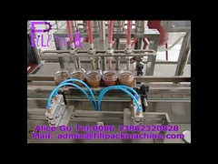 Washing, drying, filling, sealing and labeling paste for glass cans