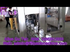 2000BPH 12-1 filling sealing line for aluminum can