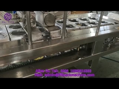 1920 J100 8 Baris Otomatis Cuci Cangkir Pengisian Mesin Penyegelan Penyegelan Perlengkapan Pabrik Kemasan