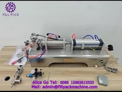1924 M10 5bpm Pneumatic Paste Filling Machine Mineral Water Filling Machine Dengan Switch Kaki