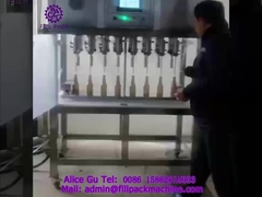 1970 J103 Mesin pengisian botol kaca 8-kepala semi-otomatis dengan tekanan yang sama