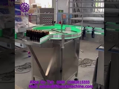 1977 L14 Pompa Magnetik Botol Kaca Aluminium Cap 1-1 Mesin Penuh dan Penyegelan Terintegrasi