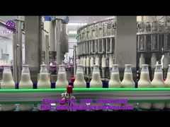 1993 J35 Mesin pengisian dan penyegelan susu kedelai untuk botol kaca dengan tutup aluminium