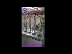 2001 J104 Mesin pengisian kaleng empat kepala semi-otomatis dengan tekanan yang sama