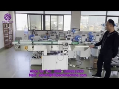 2003 M28 Single Head Adhesive Sticker Labeling Machine 50BPM Untuk Botol Bulat