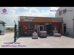 2031 J1 2025 Turki 10000BPH jalur pengisian cuka