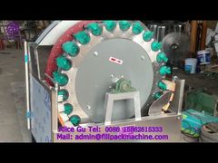 Penghilangan Label Botol Kaca Daur Ulang 24-Stasiun Semi-Otomatis Filipina 2040