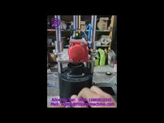 2080 O53 Model Dasar Semi-Otomatis Meja-Atas Dual-Stasiun Penyegel Vakum Botol Kaca