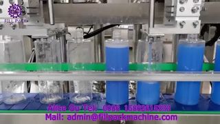 2117 J66 Pompa Penggerak Magnetik Linier Mesin Pengisian Anti Korosi Otomatis Deterjen 2 Stasiun