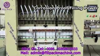 2115 J66 Mesin Pengisian Anti Korosi Otomatis 16 Stasiun Garis Lurus