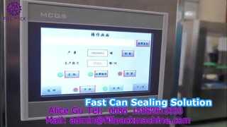 2123 J40 Tinplate Can Mesin Seaming Otomatis 4 Stasiun