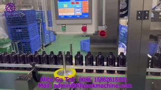 2240 J120 Pelacakan Linier Pengisian Piston Otomatis 4 Kepala dan Lini Produksi Penutupan 8 Roda