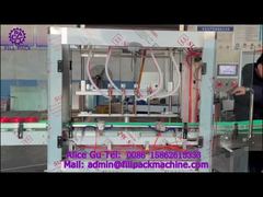 2167 M19 Pompa Roda Gigi Servo Minyak Pelumas Tipe Terpisah Linier Produksi Pengisian dan Pembatasan 4 Stasiun