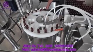 2231 J2 Mesin Kombinasi Pengisian 4 Kepala Putar 4 Kepala dan Mesin Kombinasi Penutup 1 Kepala Botol Kecil