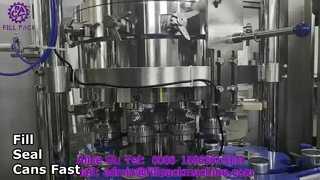 2107 J1 12-1 Kaleng Mengisi dan Menyegel Mesin Dua-dalam-Satu