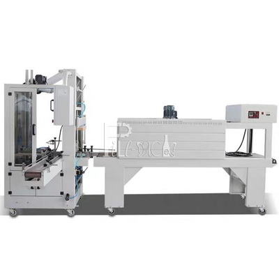Full Automatic L Type PET Mineral Water beer drink Bottle Can PE Film Shrink Wrapping Packaging Machine Equipment