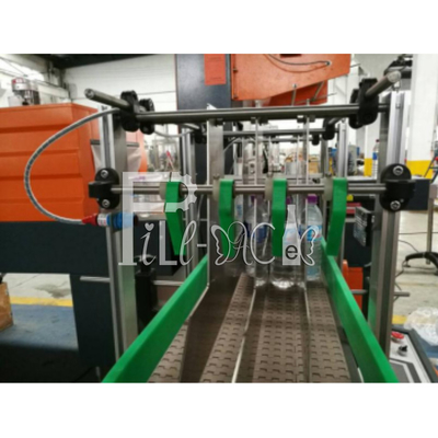 Automatic L Type PE Shrink Film Wrapper Air Minuman PET Glass Bottle Can Equipment