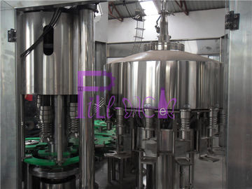 Beras anggur kaca botol Filler mesin industri 3 - in - 1 panas pengisian