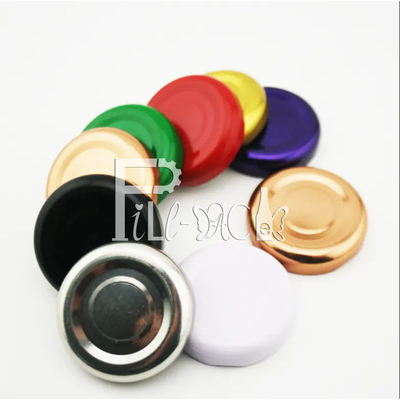 38mm 43mm Tutup Botol Gelas Jus Tutup 48mm 53mm 58mm Tutup Sekrup Logam Tinplate