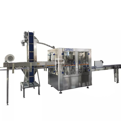 2L Monoblock Water Filling Capping Machine Botol PET Minuman Murni 0.5Mpa