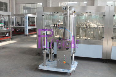 CO2 / Sirup Minum Soft Jalur Pengolahan Untuk berkarbonasi Minuman Mengisi Sistem
