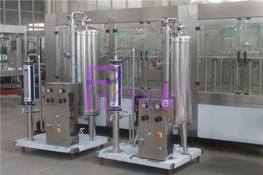CO2 / Sirup Minum Soft Jalur Pengolahan Untuk berkarbonasi Minuman Mengisi Sistem