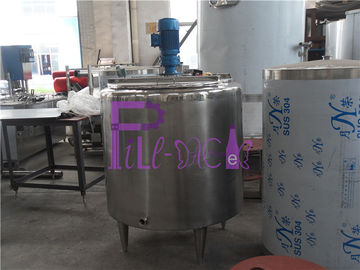 Ganda Dinding Listrik Pemanasan Sugar Melting Pot / Tank Untuk Soft Drink Line Produksi