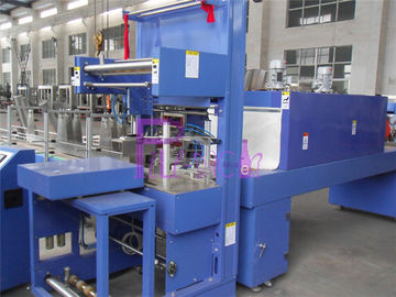 L Jenis Shrink Packing kontrol mesin PLC Untuk Line Produksi Otomatis