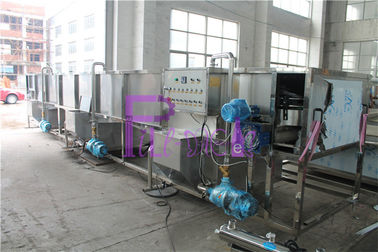 Kapasitas tinggi SUS304 Botol Packing Machine Sterilizer Zona 4 Suhu
