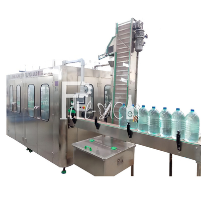 Mesin Pengisi Air Botol Plastik 3L / 5L / 10L Mineral 3 In 1 1500BPH