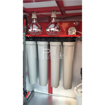 Mesin Penjual Botol Air Koin Dan Tagihan Purified 10L / Min 550W 0.5MPA