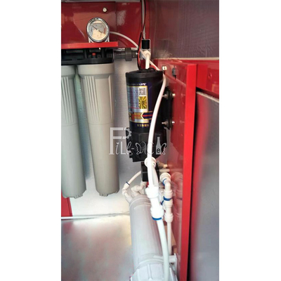 Mesin Penjual Botol Air Koin Dan Tagihan Purified 10L / Min 550W 0.5MPA