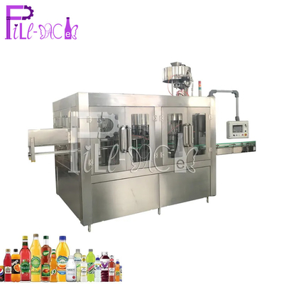 Mesin Capping Pengisian Jus Monoblok CGF32-32-10 Peralatan Botol Plastik