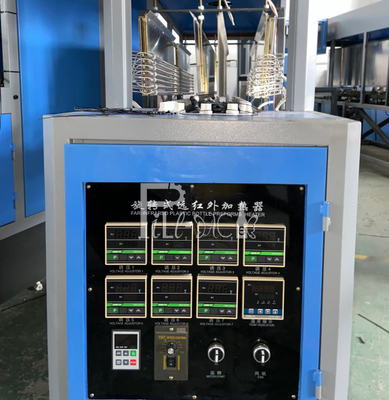 Mesin Peniup Tiup PET Semi Otomatis 1 Rongga 2 Blower + 1 Pemanas / Peralatan Peniup Botol Untuk 5 - 10L