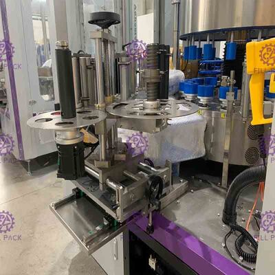 Champagne Kaca Botol Pelabelan Mesin Industri manual Label Mesin