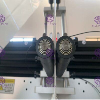 Disesuaikan Kontrol Stainless Steel Automatic Labeling Machine PLC