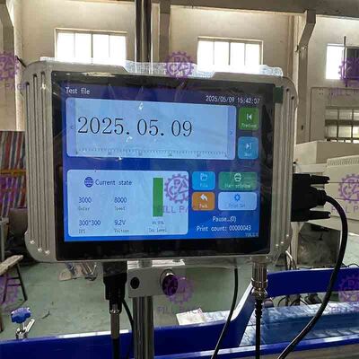 2 Kepala 120m / Min Mesin Coder Tanggal Inkjet Dengan Nozzle yang Dapat Disesuaikan