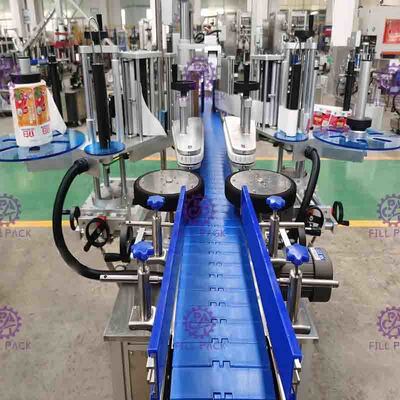 Tubuh Leher Cap Botol Mesin Labeler Peralatan Line Plant System Unit